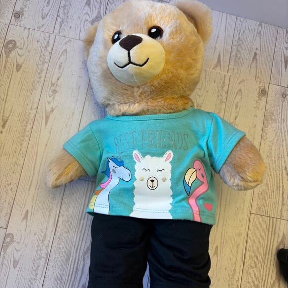Build-A-Bear Happy Birthday Teddy – “Best Friends” Shirt – Plush Stuffed Animal - Picture 4 of 13